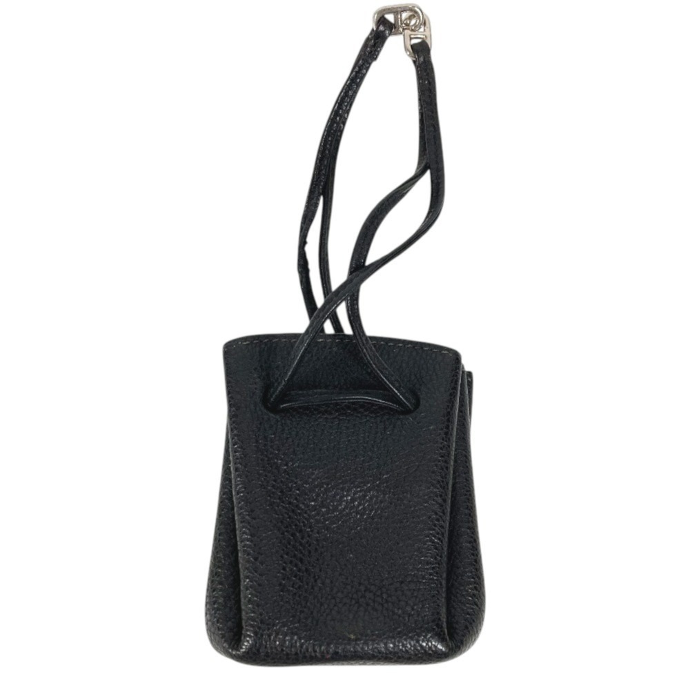 HERMES Vespa drawstring pouch, accessory case, handbag, leather men's and wom...